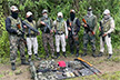 Huge cache of arms and ammunition seized by security forces in Manipur